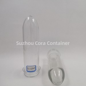 39 mm-es 83G nyakméret 46 mm-es Plasitc kisállat preform víztartalmú olajhoz