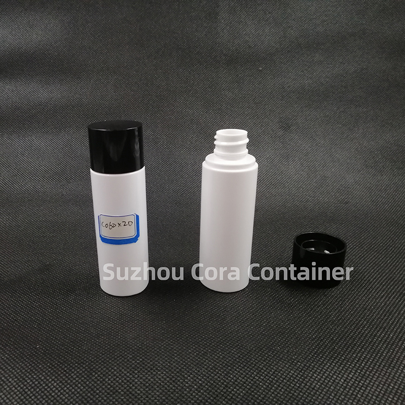 60ml Neck méret 20mm Pet Pet Plastic Cosmetic Bottal
