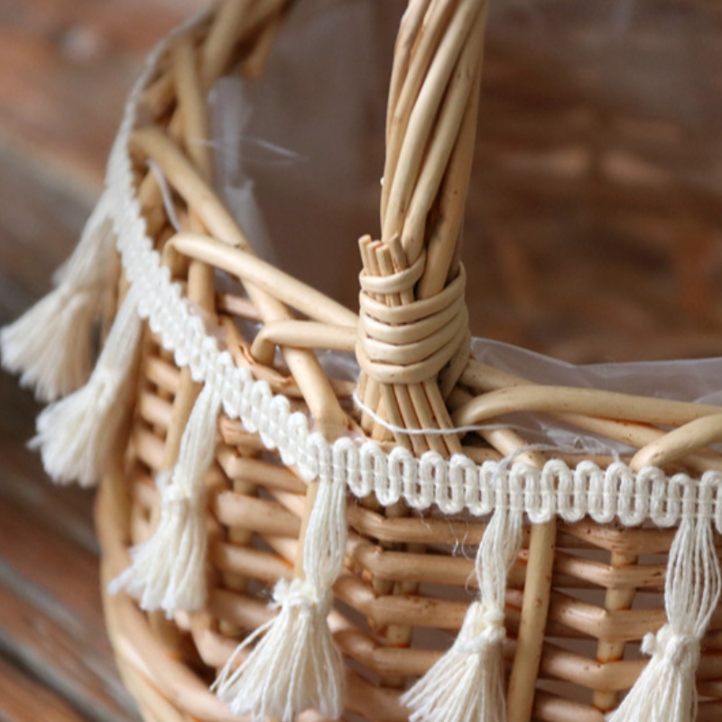 Kézzel készített tároló kosár