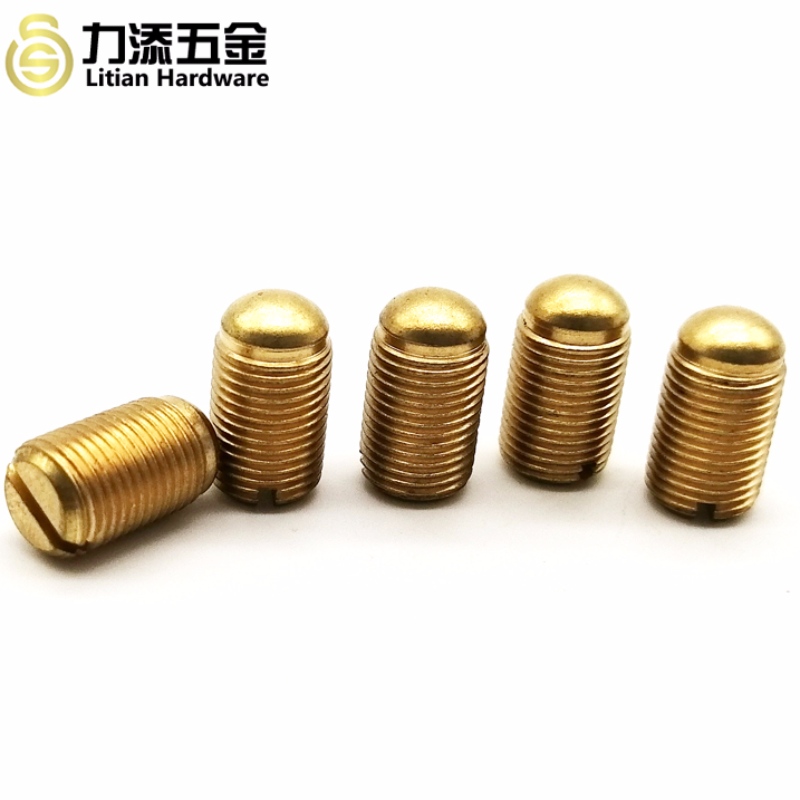 M3-M12 rézgolyós vessző, letolt díszcsavar