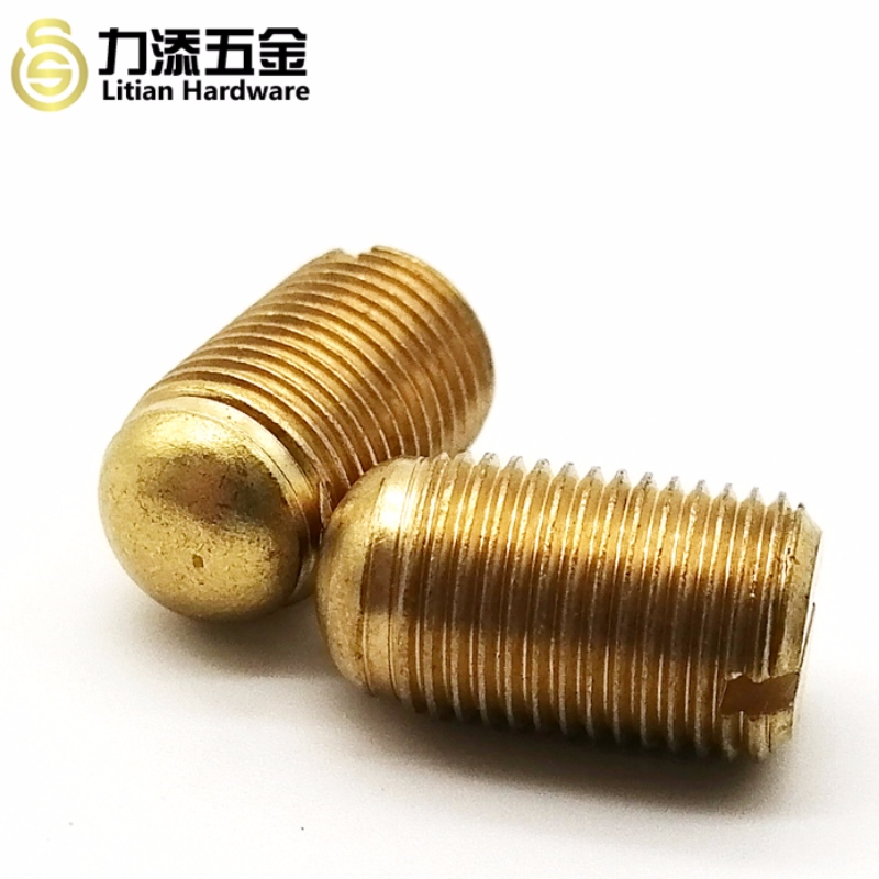 M3-M12 rézgolyós vessző, letolt díszcsavar