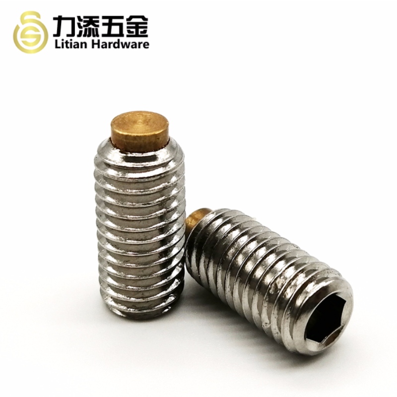 DIN913 M3-M12 rozsdamentes acél hex konnektor beállító csavar