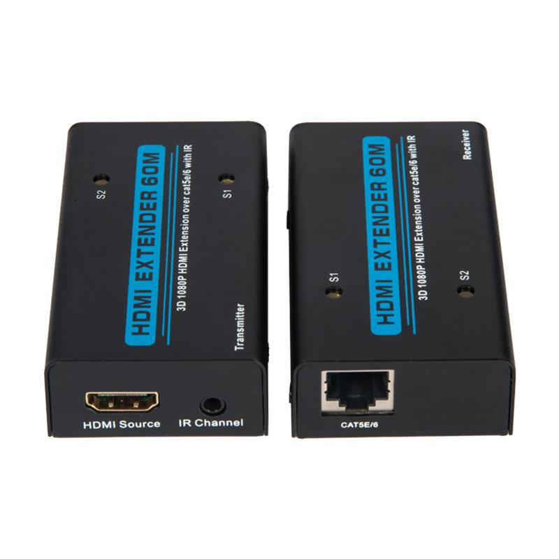 V1.3 HDMI Extenter 60m felett egy cat5e/6 kábel IR Support HD 1080P