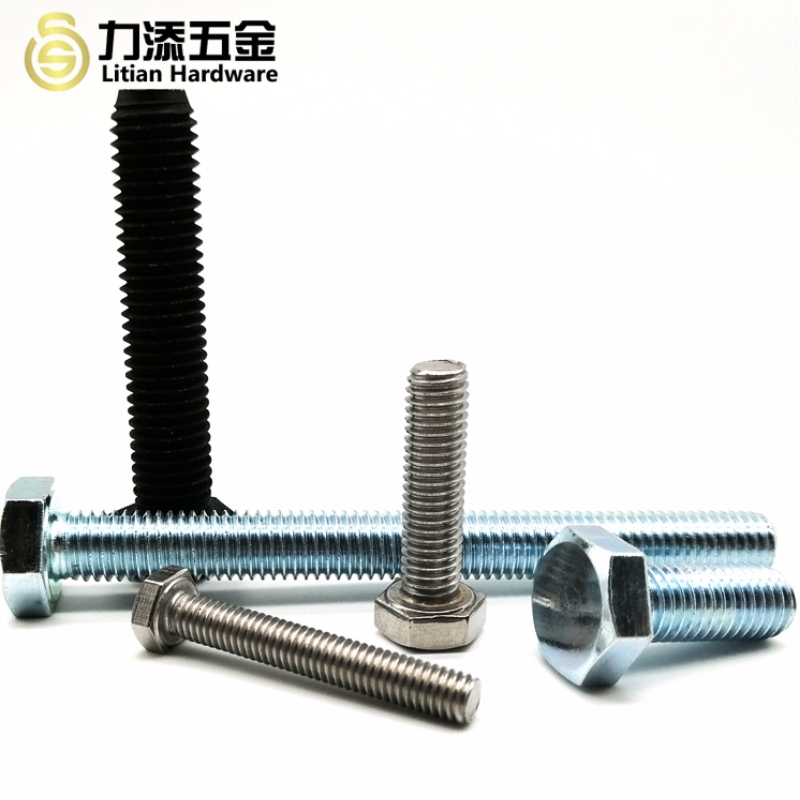 Horganyzott szénacél és rozsdamentes acél különféle méretű csavarok