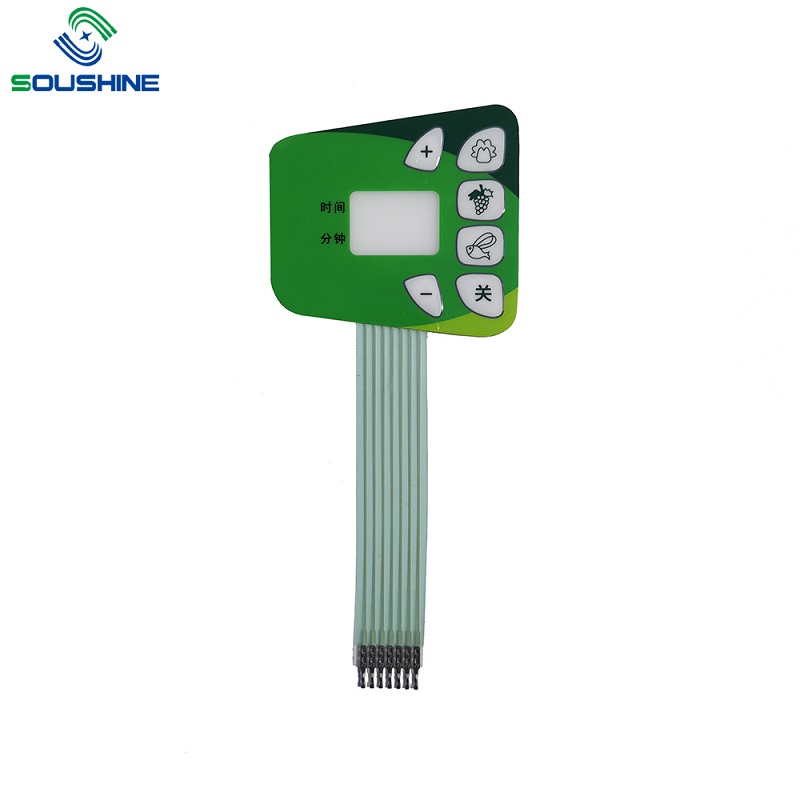 Egyéni membrán tapintható 4x4 testreszabott fém billentyűzet, IP65 Mátrix billentyűzet 4x5