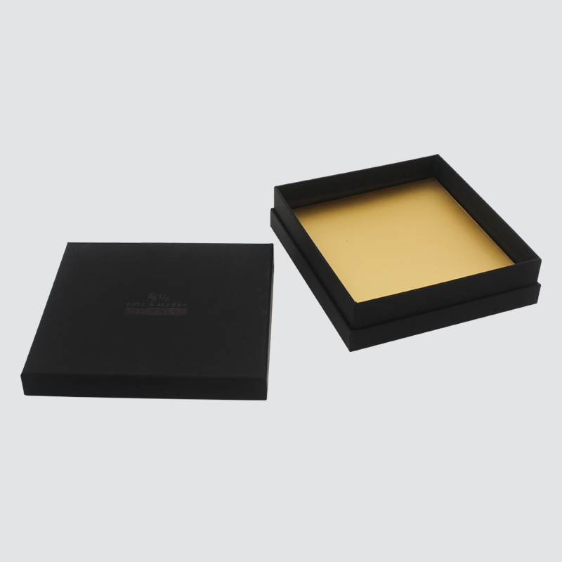 Testreszabott klasszikus fekete doboz ékszer nyaklánc kiegészítők díszdobozban