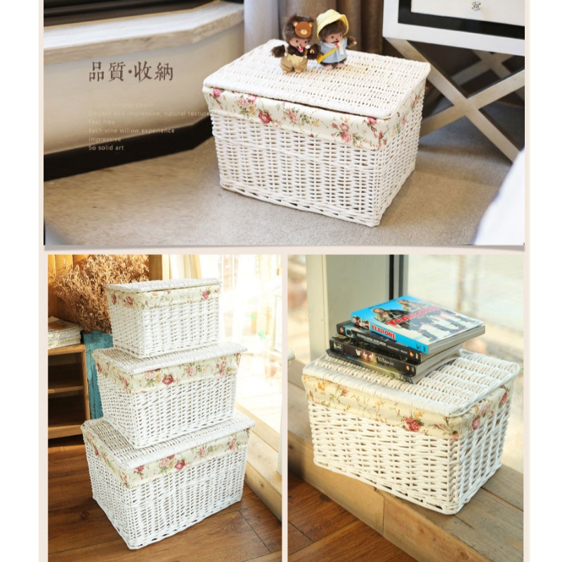 Kézzel készített asztali tároló kosár