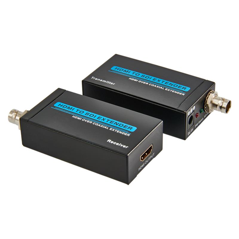 HDMI – SDI extender 100 m HDMI koaxiális extender felett