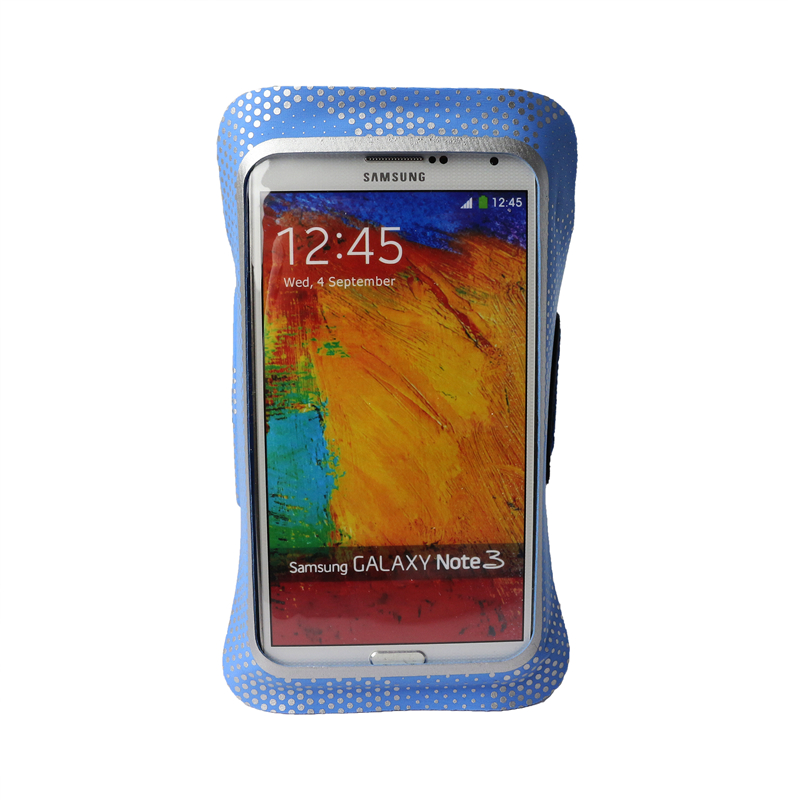 Blue Handy beállítható Sport Armband for Smartphone