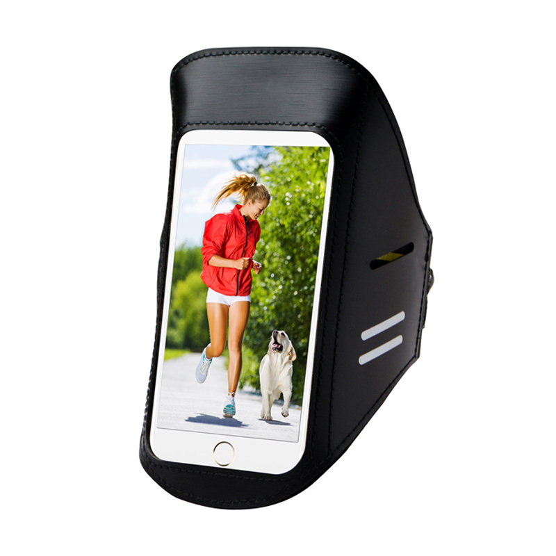 PU bőr neoprén sport karszalag futáshoz