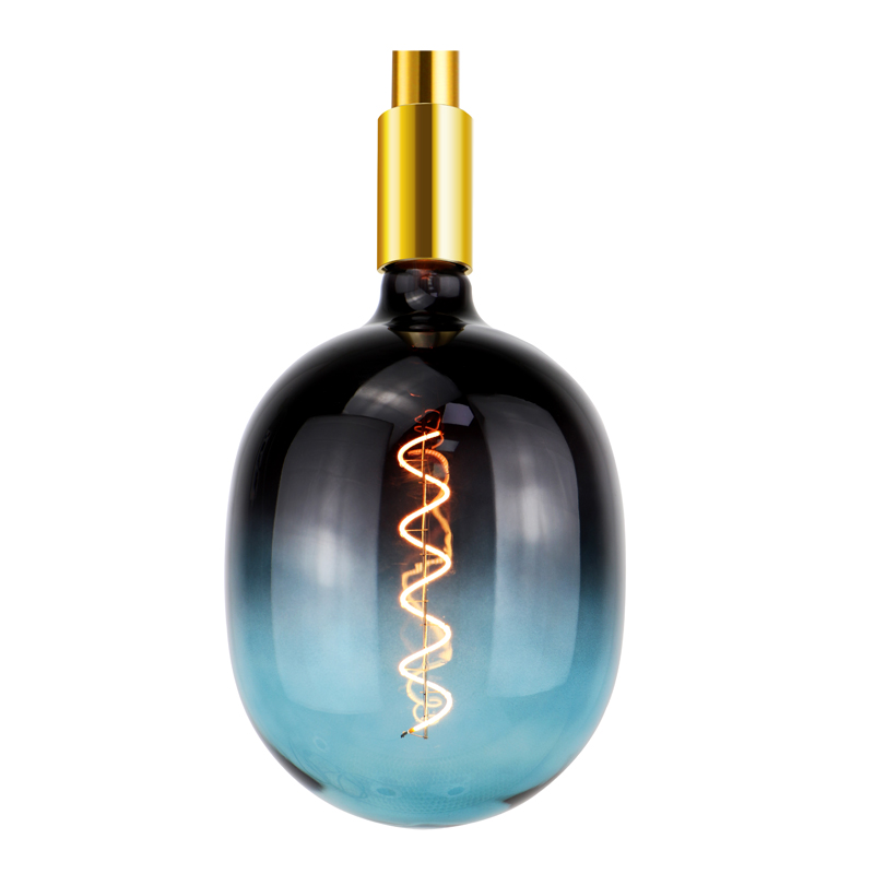 G220 EGG Gradient blue cct 1600k–2700k közötti hosszú élettartamú lágy izzószál vezetett fény