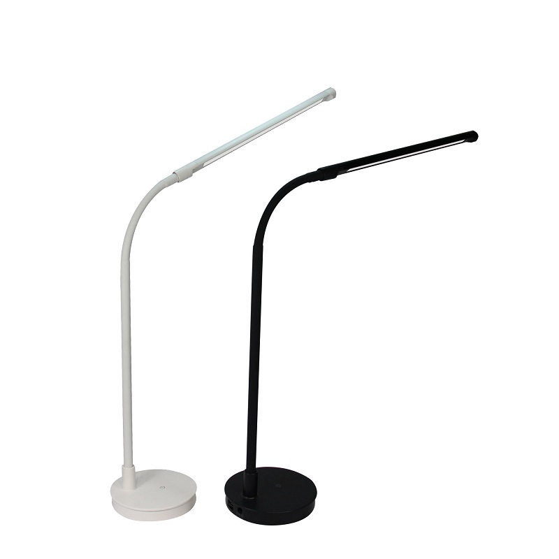 518 vezette Desk Reading Study Lamp Computer Light és USB Port Flexible Gooseneck Eye Care lámpa