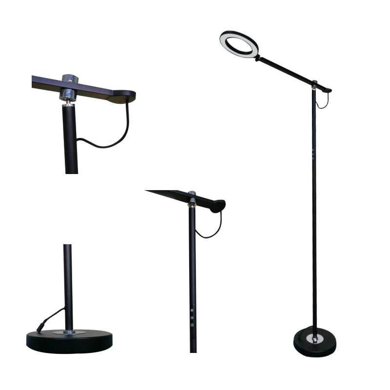 686 nagykereskedelem Egyedi Dimbalble LED Office Reading LIGHT Modern Metal Floor Lamp