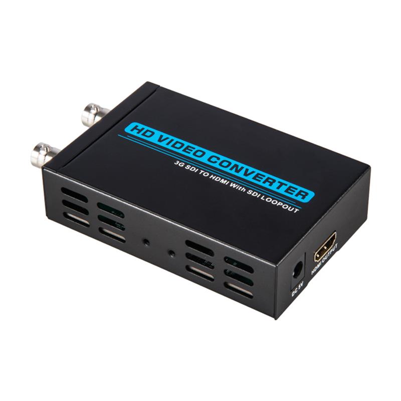 SD \/ HD \/ 3G SDI – HDMI SDI Loop out Converter 1080P konverterrel