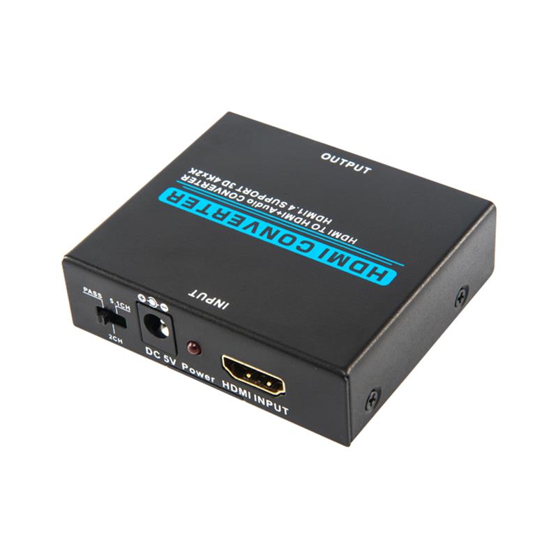 V1.4 HDMI Audio Extractor HDMI - HDMI + Audio konverter támogatja a 3D Ultra HD 4Kx2K @ 30Hz-et