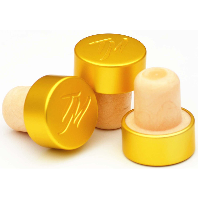 borosüveg dugó anoxidált alumínium kupak 3