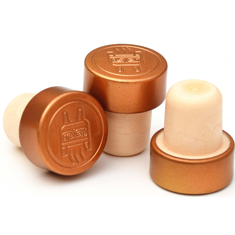 borosüveg dugódugóval bevont alumínium kupak