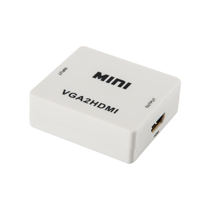 Mini Size VGA+Audio HDMI konverter 1080P- nek