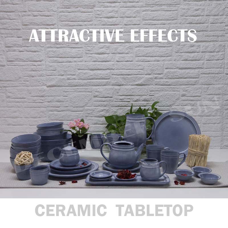 Széles választékú kerámia asztalos desszert tányér bögre