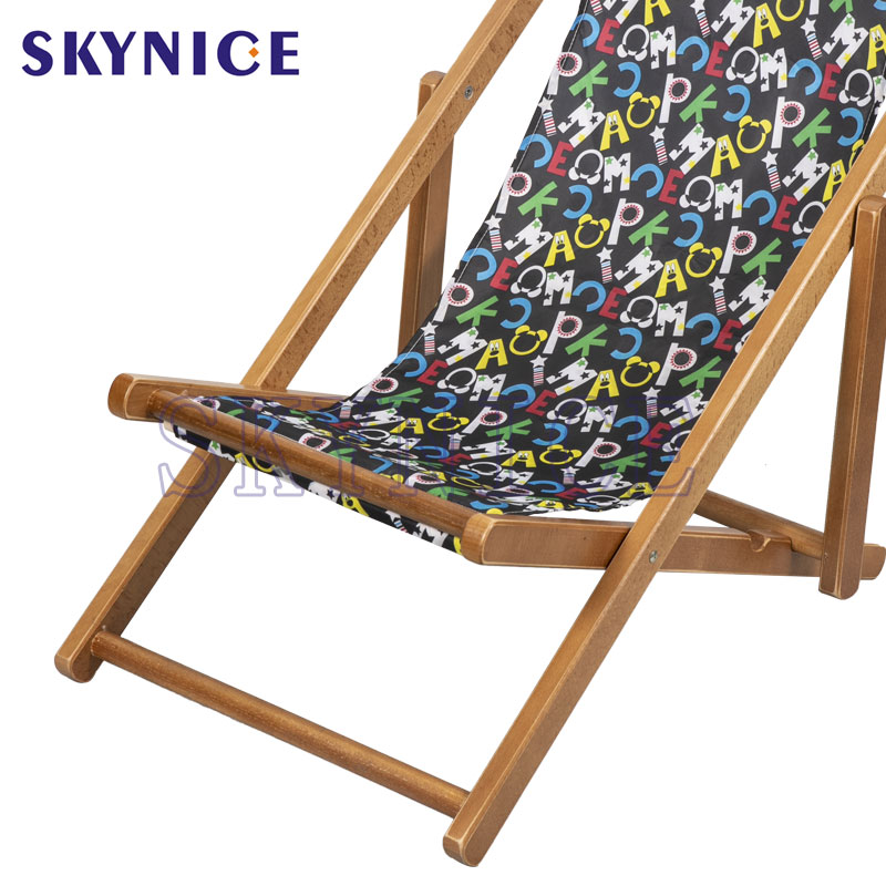 Fából készült heveder szék csereszövet gyermekek számára