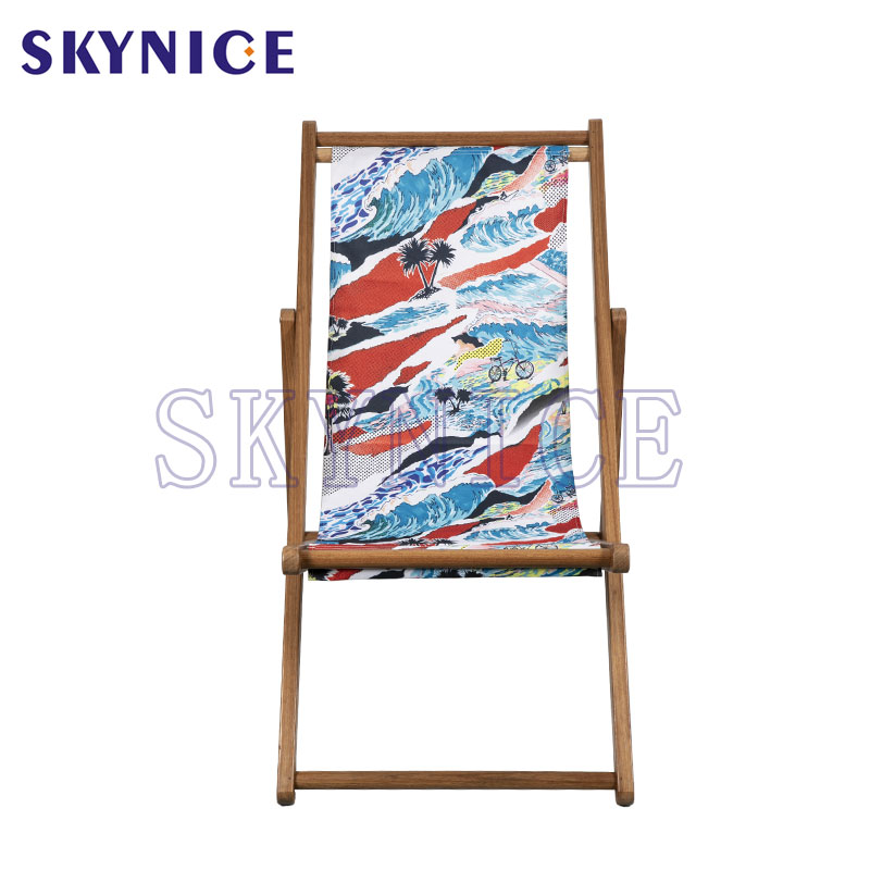 Egyedi Dimenzions Wood Beach Canvas szék