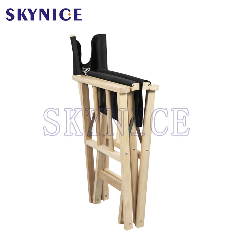 Új stílusú kültéri bútor fából készült összecsukható rendező székek