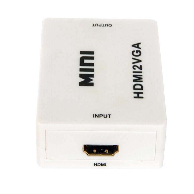 Mini méret HDMI - VGA + Audio Converter 1080P