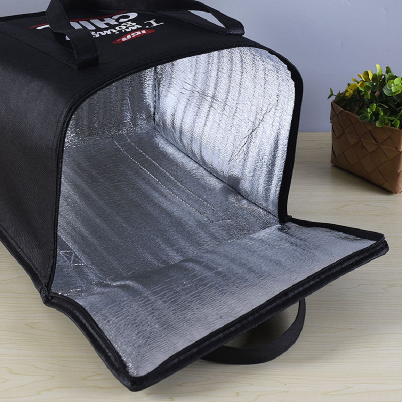 SGC23 promóciós hűtő táskák egyedi logóval hordozható, nem szőtt, nagy méretű, szigetelt táska, termikus ebéd hűtő táska