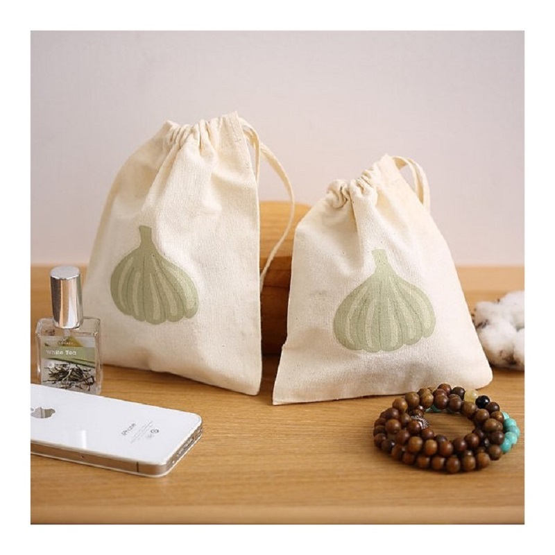 SGS41 Custom Logo ékszer táskák Pamut húzózsinór kis ajándék táska esküvői csütörtökre