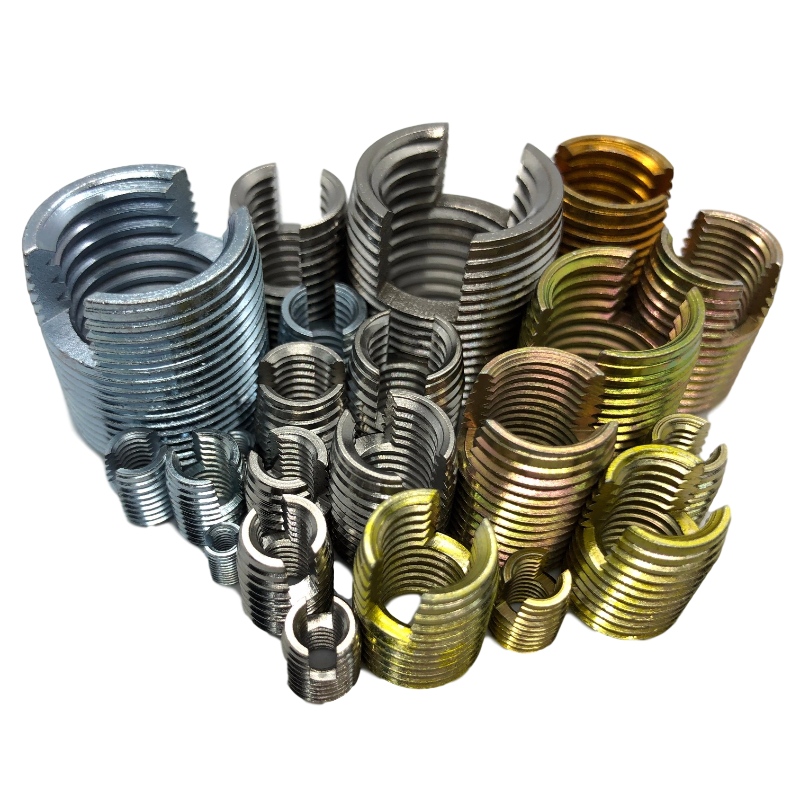 öncsavar menetes betét külső és belső menettel az autóipar számára