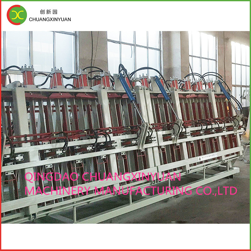 Kétoldalas, dupla-nyitott típusú hidraulikus bilincstartó gép