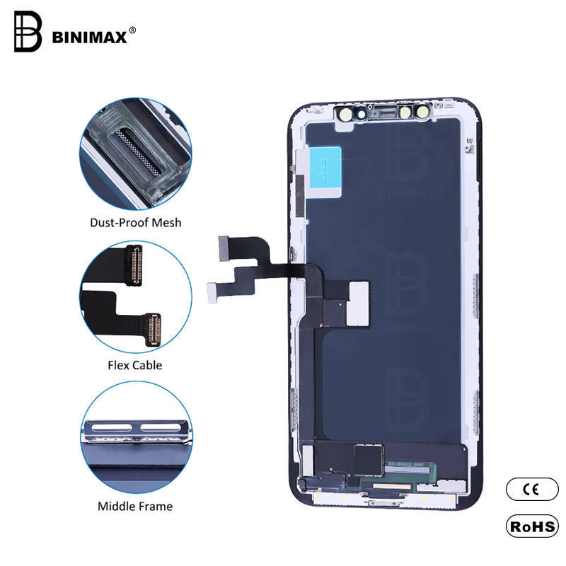 BINIMAX FHD LCD mobiltelefon LCD-k az ip X-hez
