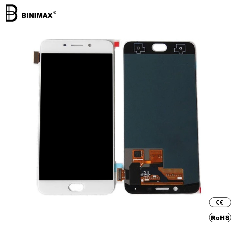 Mobiltelefon LCD-képernyők Összeszerelés BINIMAX kijelző az opó R9 mobiltelefonhoz