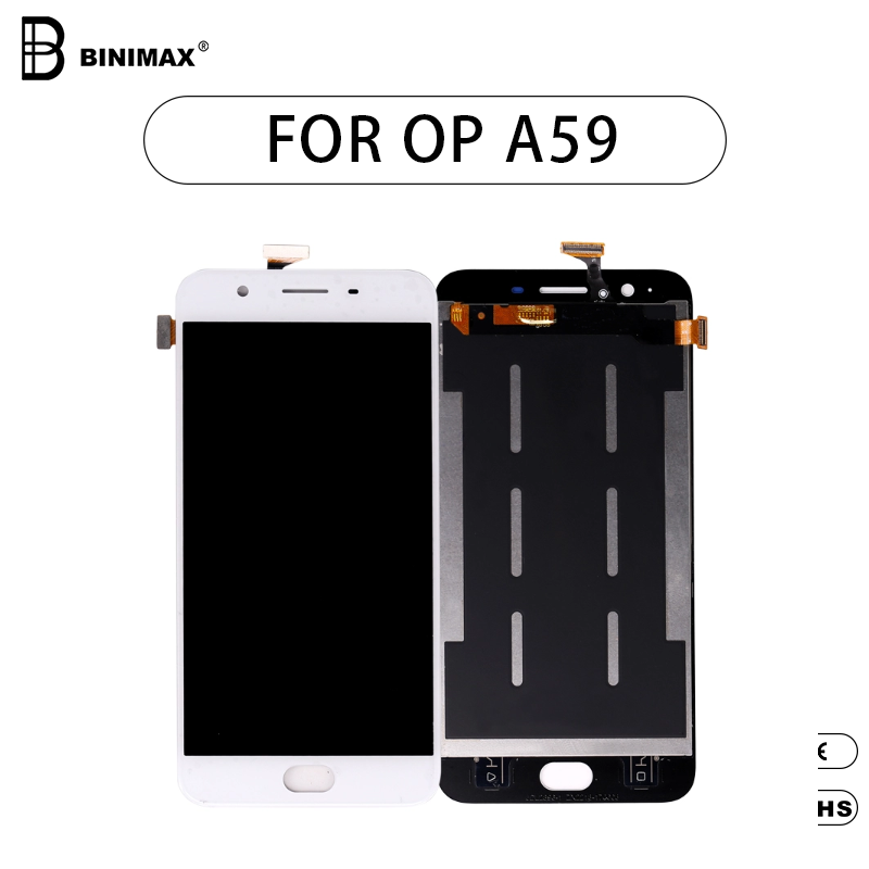 A mobiltelefon LCD-kijelzője a BINIMAX képernyőn cserélje ki az opó A59 mobiltelefon kijelzőjét