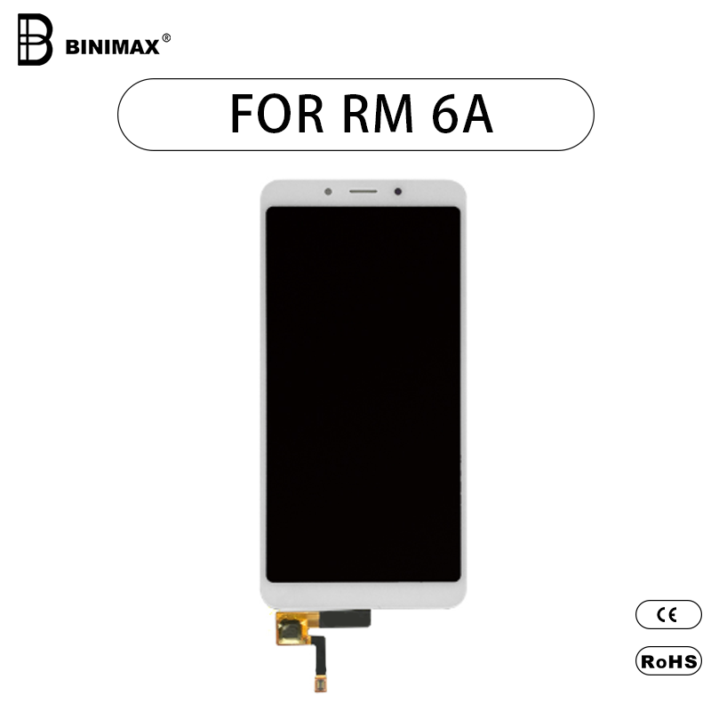 Mobiltelefon TFT LCD-k képernyője a BINIMAX cserélhető mobiltelefon kijelzője a redmi 6a