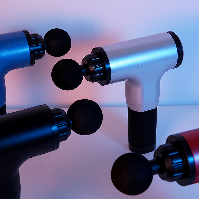 12V-os izomlazító masszázsmasszázs pisztoly kézi vibrációs masszírozó Fascia-pisztoly