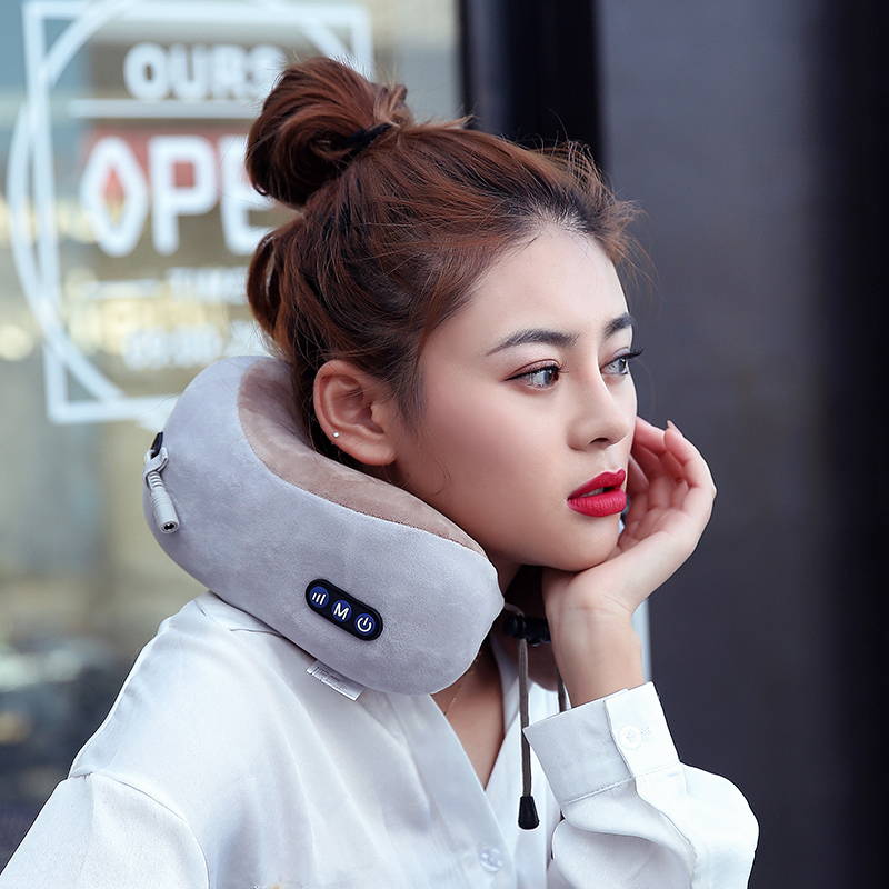 U-alakú masszázs párna Memória hab nyak Utazási masszázs párna Nyak masszázs