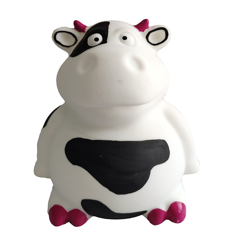 Új kialakítású szilikon nyikorgó kutya játék pot hasa kisállat rágó játék