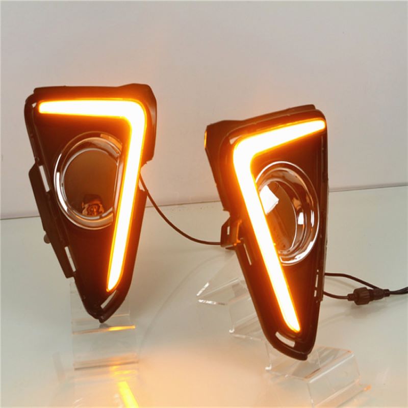 Toyota Rav4 2017 nappali menetlámpa Toyota Rav4 2017,Fog lámpa Toyota Rav4 DRL számára