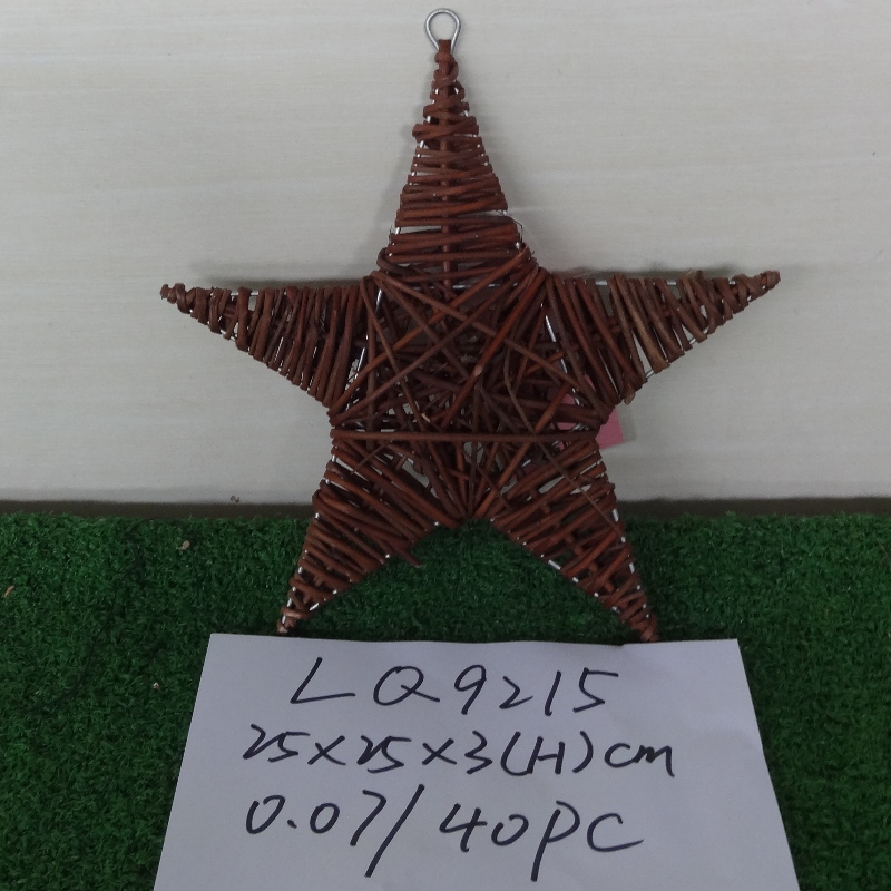 Fonott csillag dekoráció