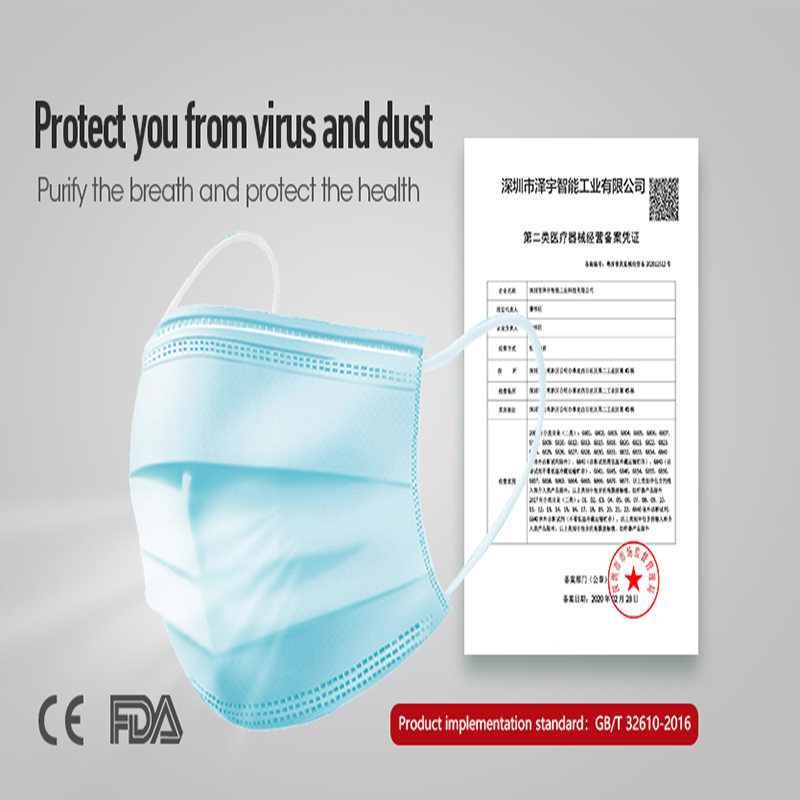 Orvosi eldobható arcmaszk automatikus gyártósor összeszerelő gép