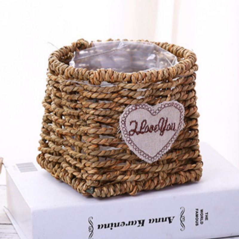 Tengeri fű virág kosár