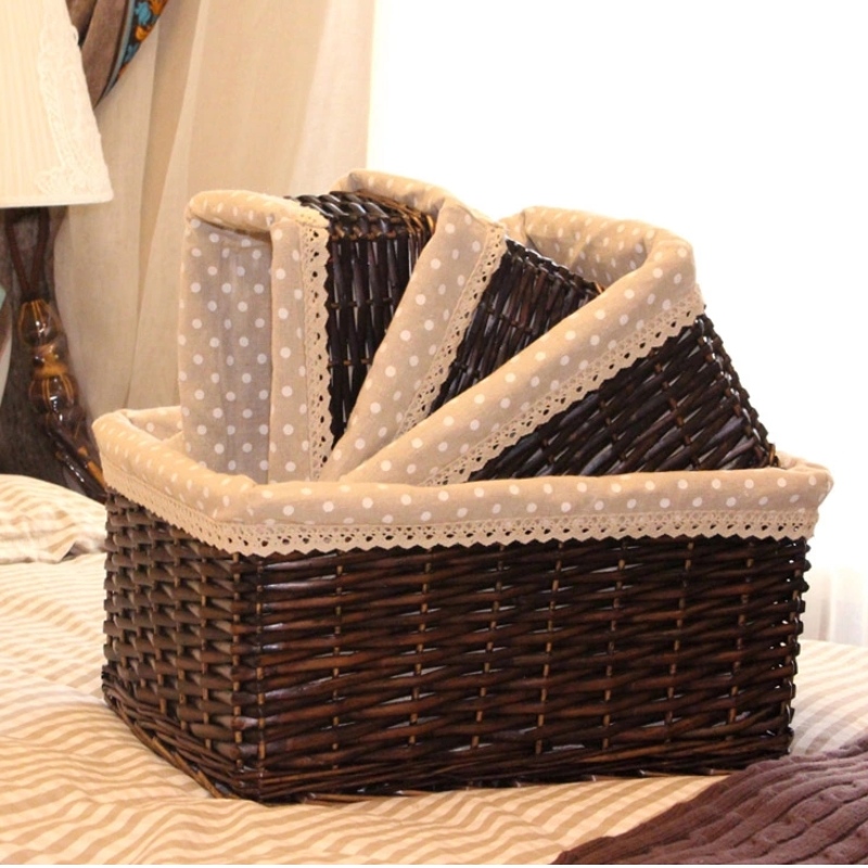 3 fonott kosár készlet