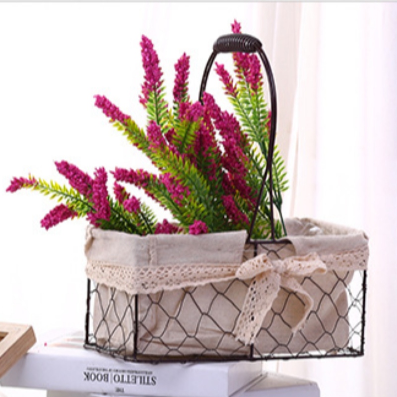 Négyzetű drótkosár