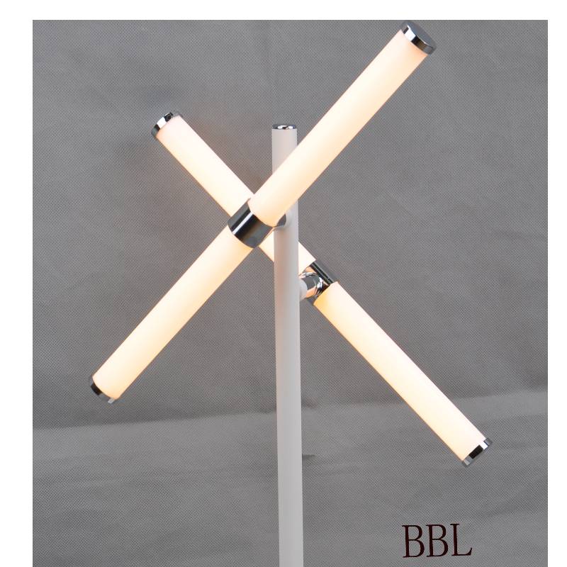 LED asztali lámpa 2 db-es forgatható akrilcsővel, árnyék nélkül