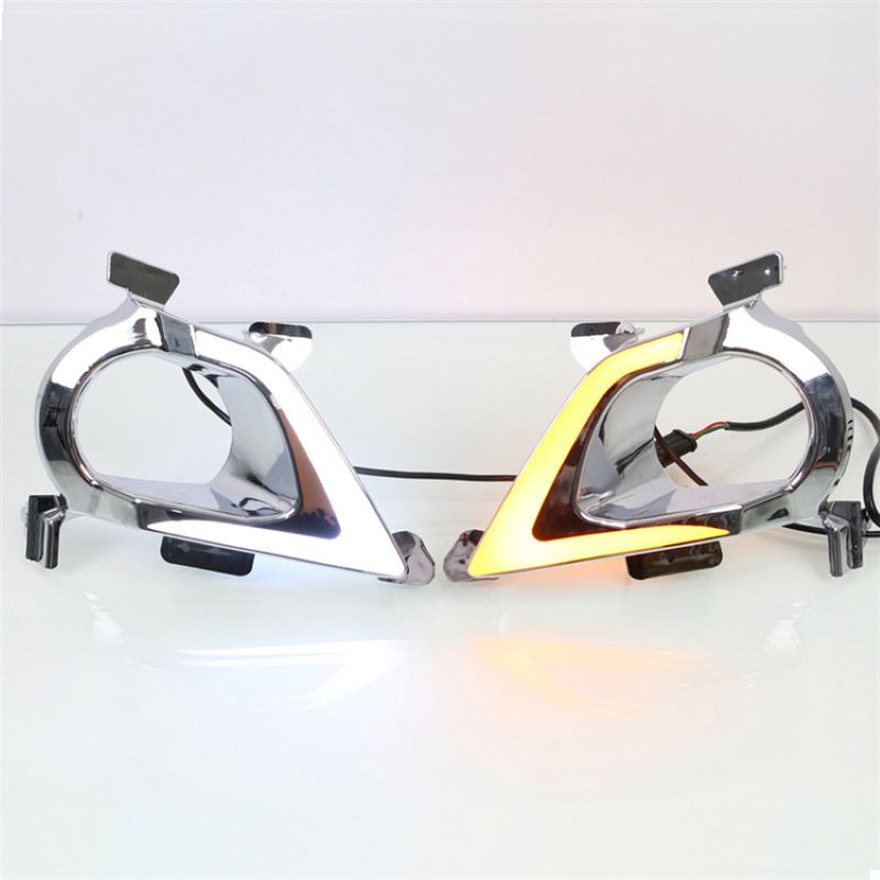 Nappali menetjelző lámpa a Toyota Innova 2015 ~ 2017-hez, ködlámpa a Toyota Innova 2015 ~ 2017 DRL-hez