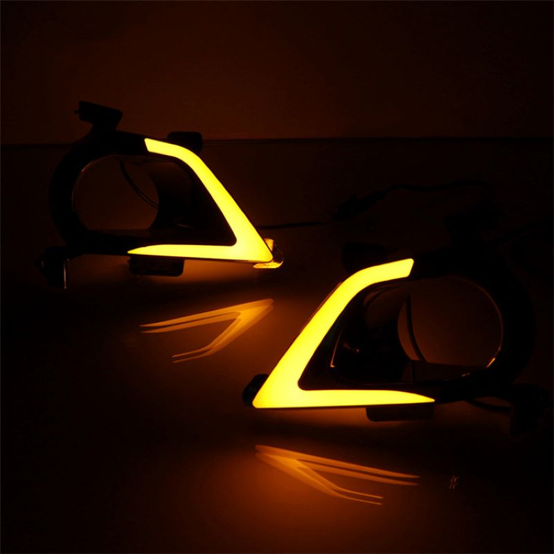 Nappali menetjelző lámpa a Toyota Innova 2015 ~ 2017-hez, ködlámpa a Toyota Innova 2015 ~ 2017 DRL-hez