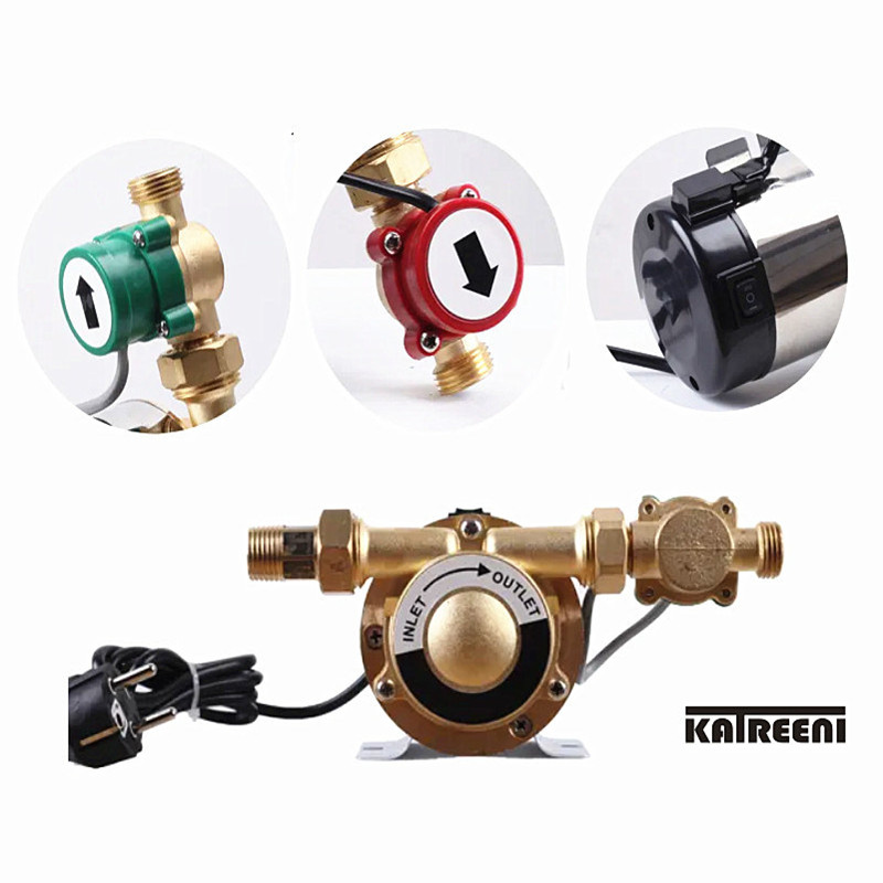 Háztartási automatikus melegvíz-növelő fürdőszoba nyomástartó vízszivattyú (15G-10)