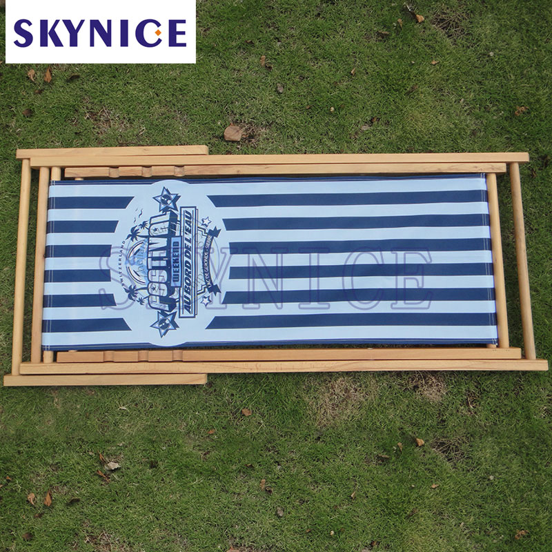 Egyedi, hétköznapi, otthonra igazítható fa, hajlítható tengerparti csúszó szék