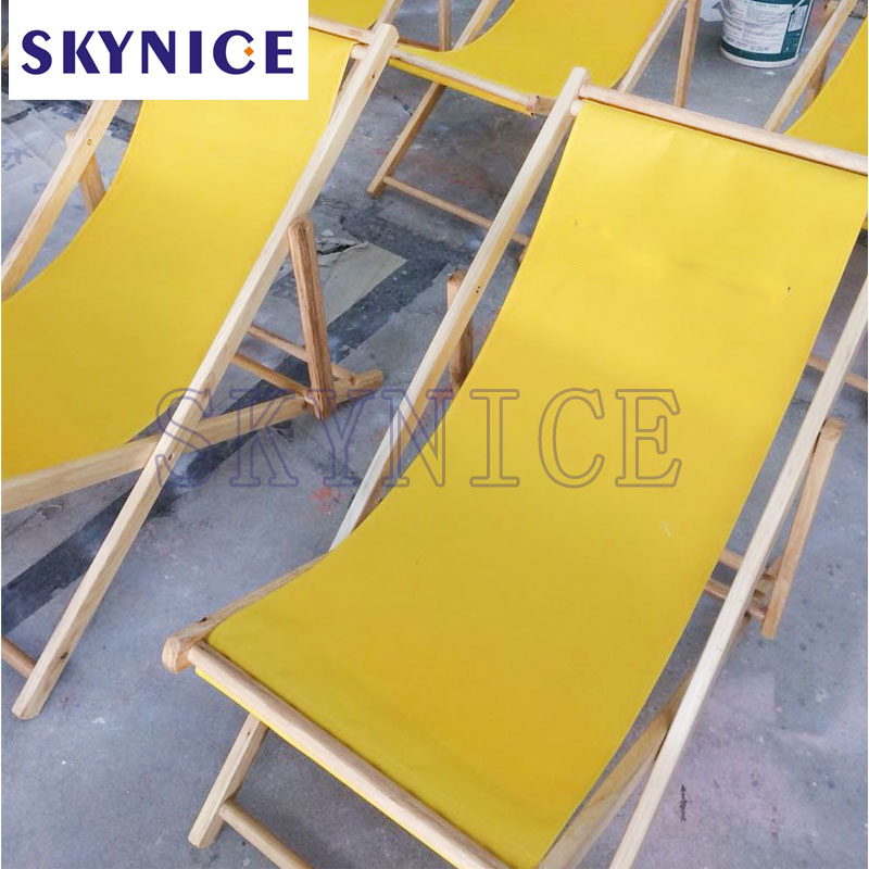 Szilárd fa, külső bútor, hajtogatható Canvas Beach szék